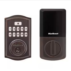 SmartCode 260 Traditional Venetian Bronze Keypad Single Cylinder Electronic Deadbolt Featuring SmartKey Security
