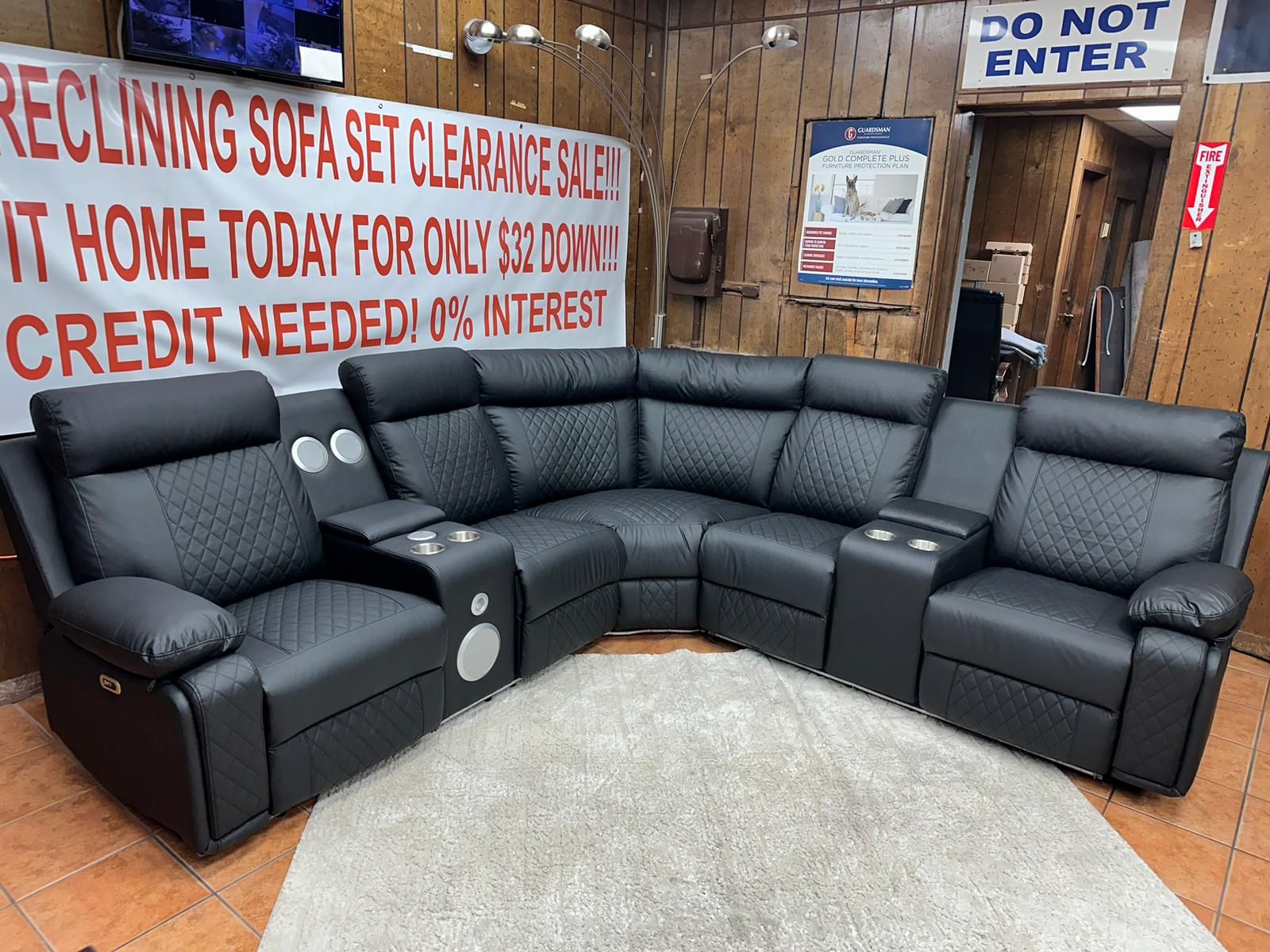 Power Reclining Sectional Sofa ON CLEARANCE ONLY $1329