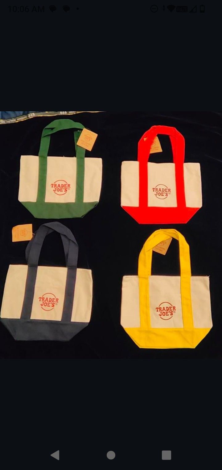 TRADER JOE'S Mini Tote Bags