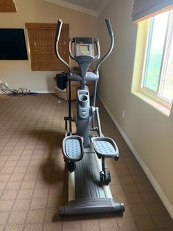 Elliptical work out machine