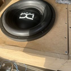 DC XL 12” Dual 1 Ohm Subwoofer