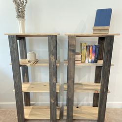Set of Custom made Bookshelves open back
