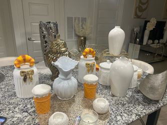 and vases Canisters