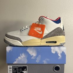 Men Nike Jordan Retro 3 Size 12 Seoul 2.0