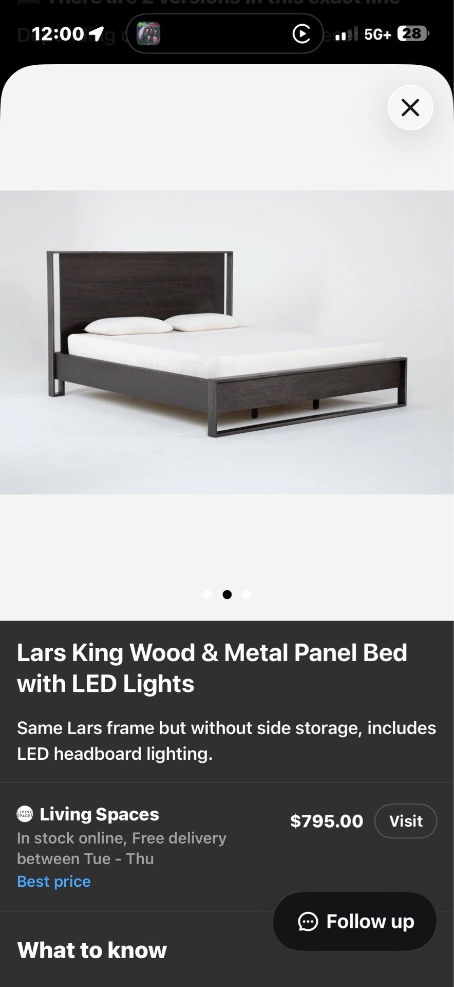 Bed frame
