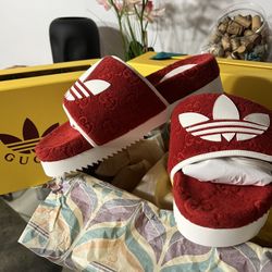 Adidas Gucci X GG platform sandals men’s