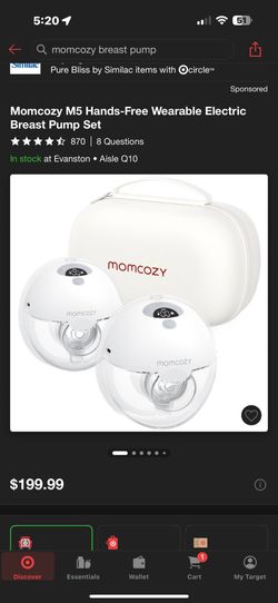 Momcozy M5 Hands Free Wearable Electric Breast Pump