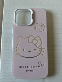 Hello Kitty Theme Pink Cell Phone Case for 16 Pro Max NEW