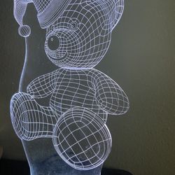 3D C Bear Night Light Good Safety For Kids& Senior Night Watch And Walk 