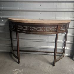 Accent Table and Mirror