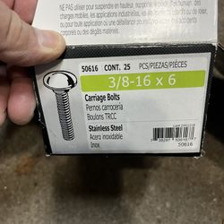 Stainless Steel Hardware  3/8 Inch