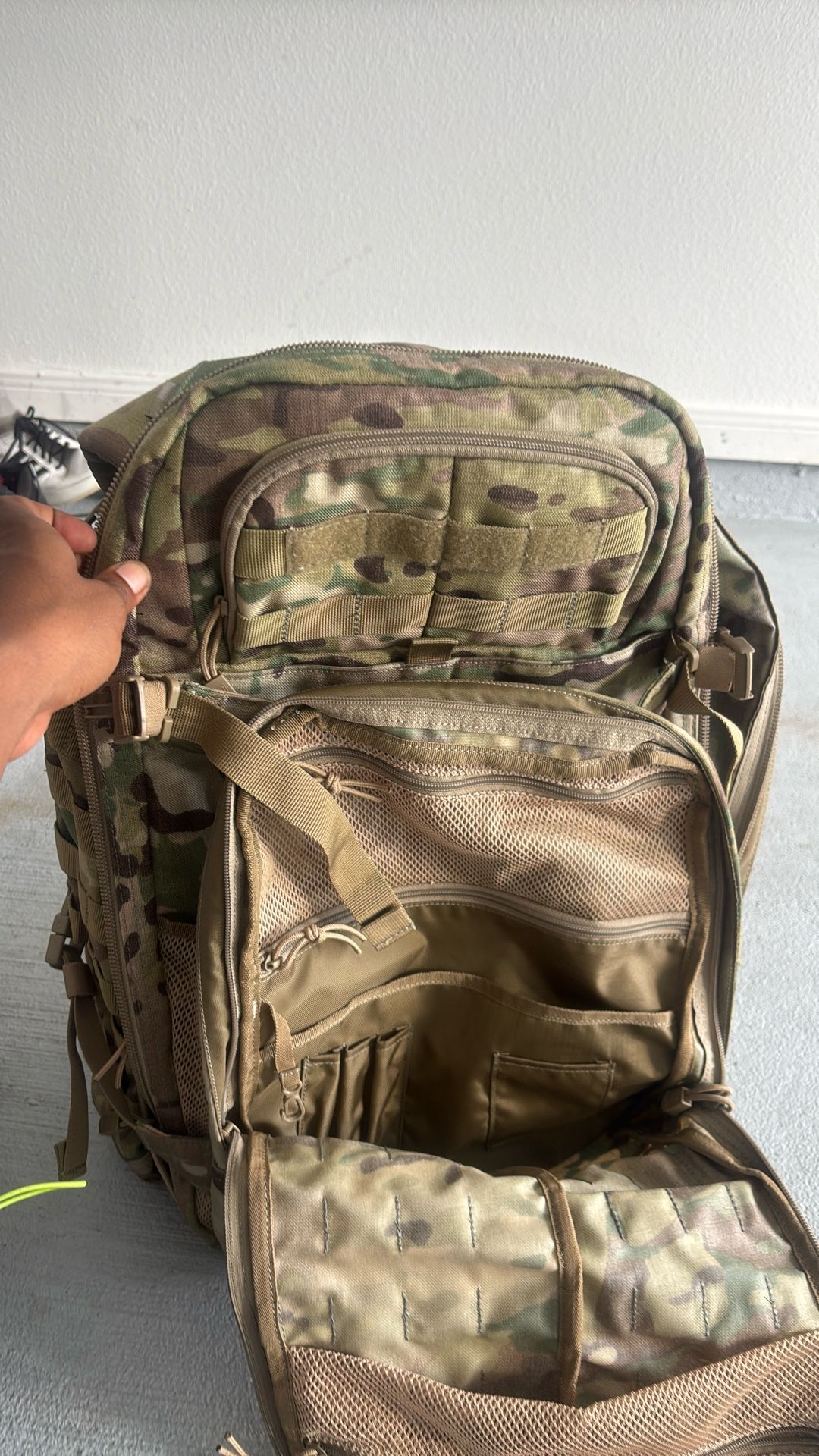 Backpack With Bullet Proof Vest For Back