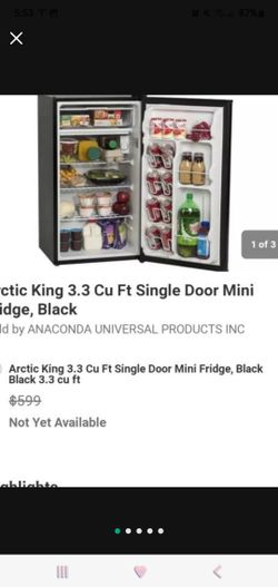Small Fridge - Works Fine -$100 OBO Need Gone Asap 