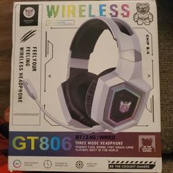 High-Performance 2.4GHz Wireless Gaming Headset with Noise-Cancelling Microphone