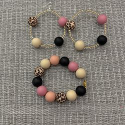 Handmade Earring And Bracelet Set