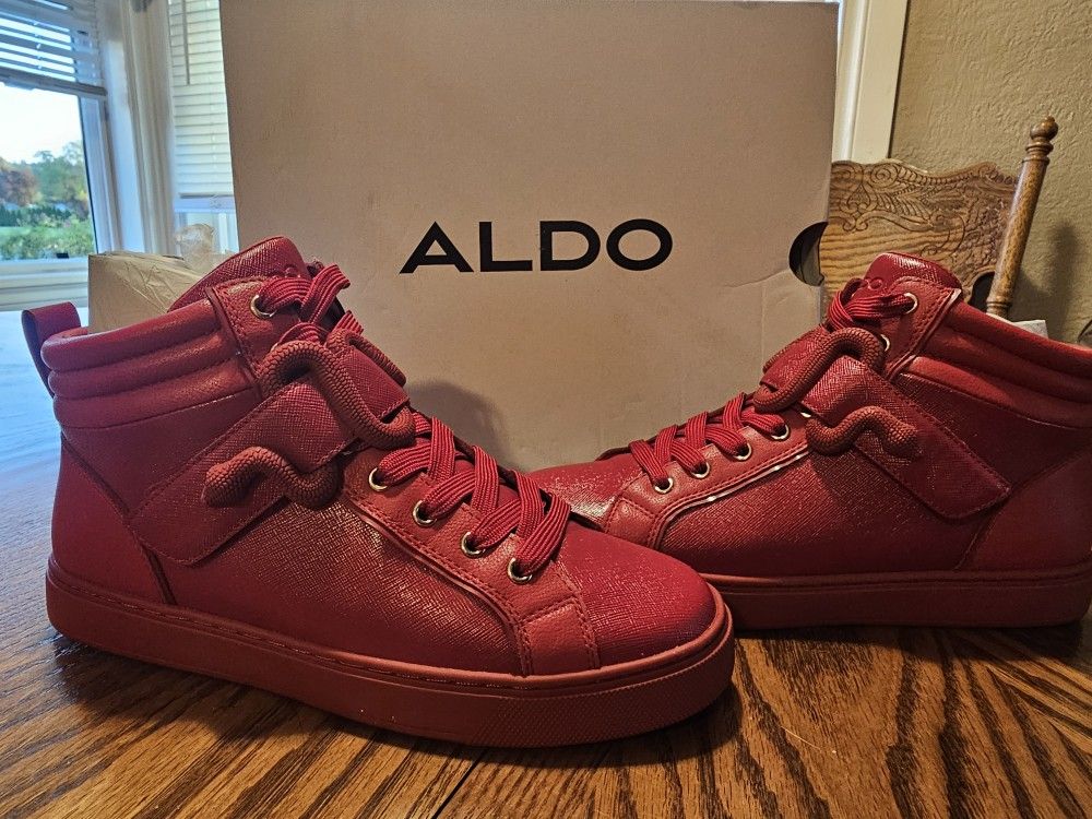 Aldo Red Shoes $70 Size