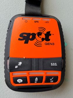 SPOT Gen3 GPS Satellite Tracker SOS Emergency Device (Works w/ Subscription)