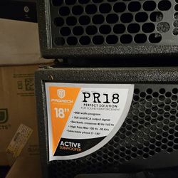 18 Inch Dj Or Band Powered Subs