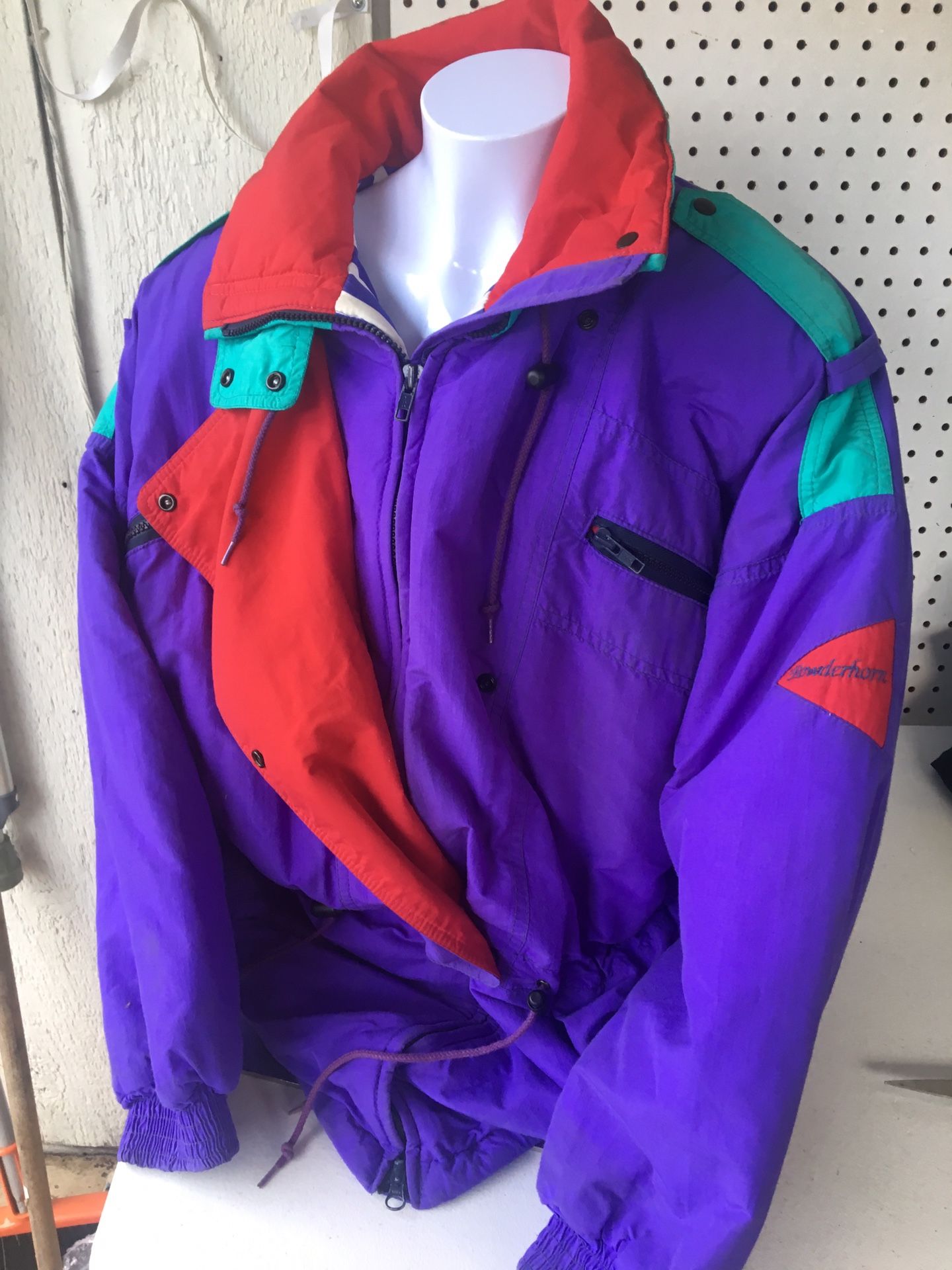 Vintage 1980/90s powederhorn ski jacket size 10