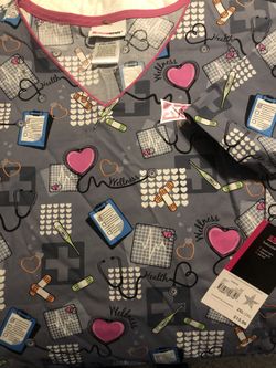 Scrub Tops- 2xl