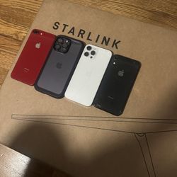 5 iPhones & Starlink Router(Read Description) All Dumb Questions Will be ignored And you’ll be Blocked
