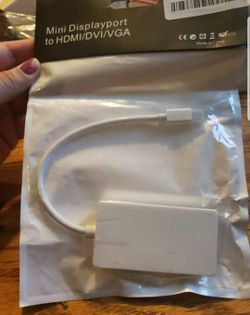 DisplayPort to HDMI, DVI & VGA Adapter
