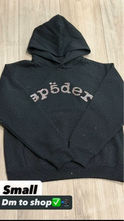 Sp5der vvs Black Hoodie Size Small