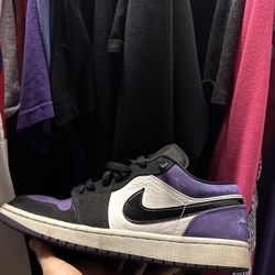 jordan 1 low court purple 