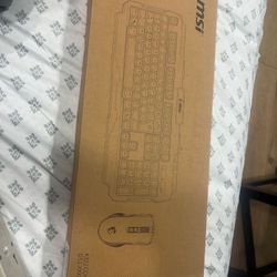 Brand new MSI, keyboard, and mouse