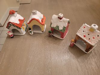 Vintage Ceramic Christmas Houses