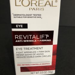 L'Oréal Paris Revitalift Anti Wrinkle Firming Eye Cream - 0.5oz.  