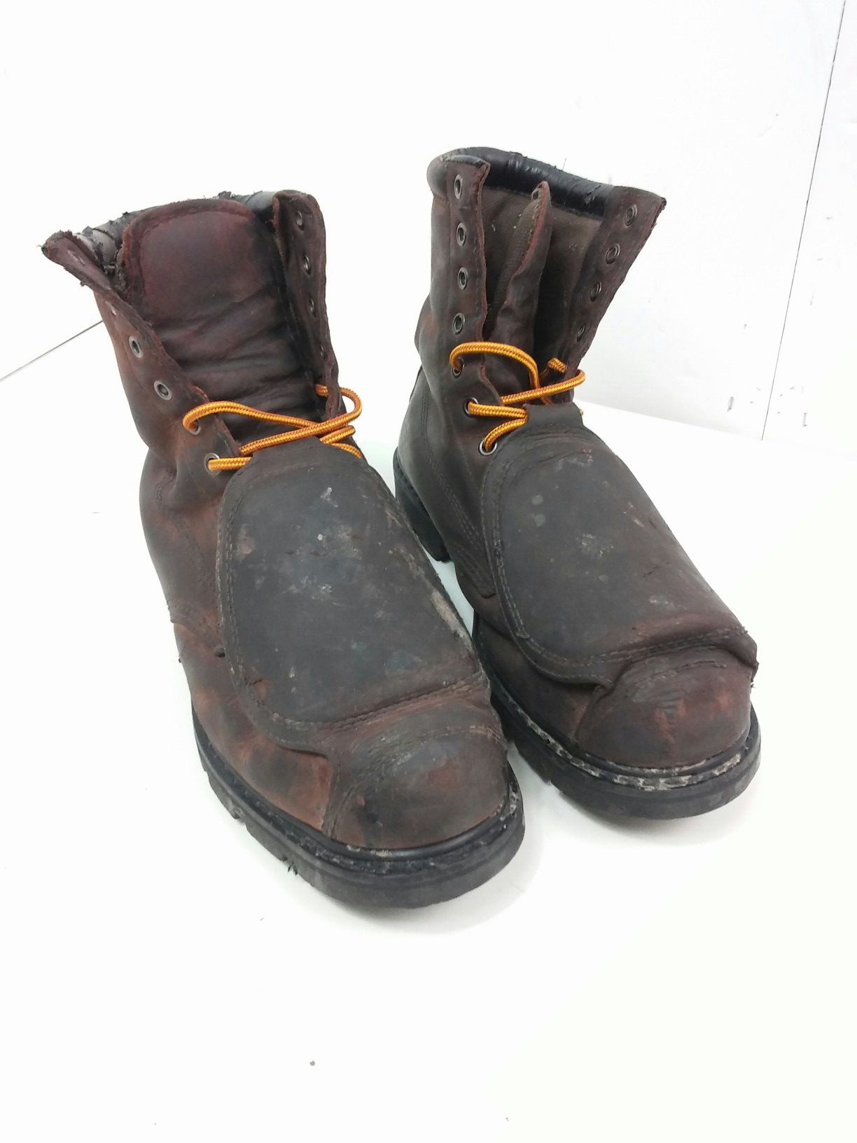 Red Wing Worx Steel Toe Work Boots Size 10 M 5489 Metatarsal Guard