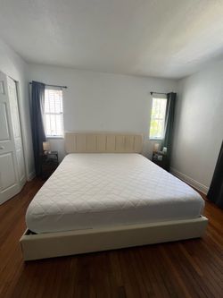 King Size Bed Frame with 4 Storage Drawers