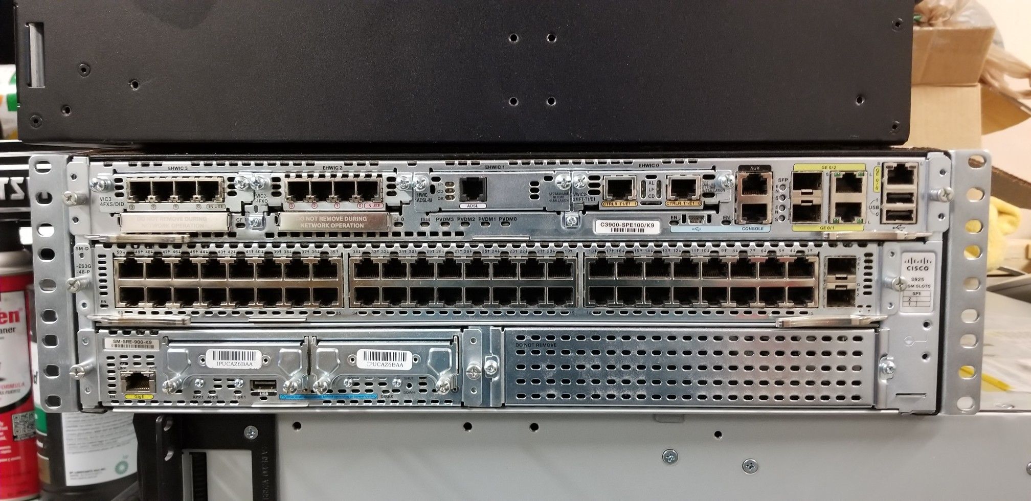 Cisco 3921 Business Network Router AP HWIC WIC VWIC