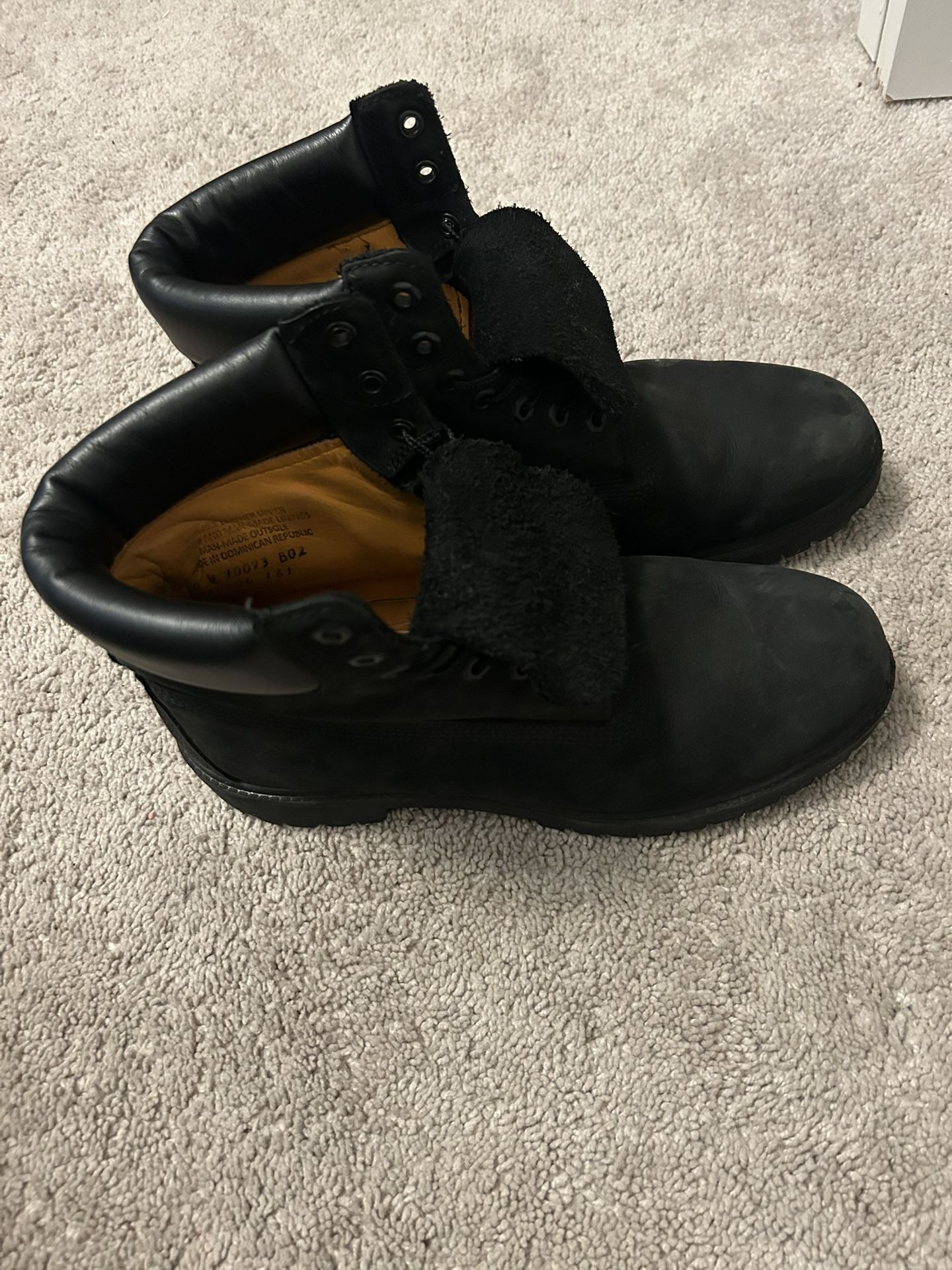 Double Sole Black Timberland
