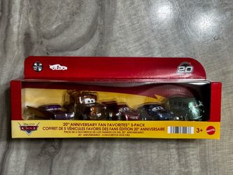 Disney Pixar Cars 20th Anniversary Fan Favorites 5-Pack