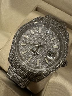 Moissanite Bussdown Rolex 