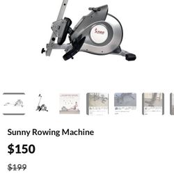 Rowing Machine and Exercise Bikes 