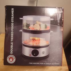 Double Tiered Food Steamer 