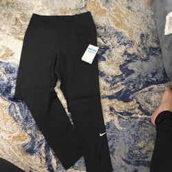 Nike One Training Di-Fit High-Rise Leggings Womens  Medium M Black Tight Fit NEW