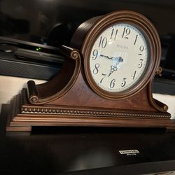 Bulova Wood Mantle Clock (2 Available)