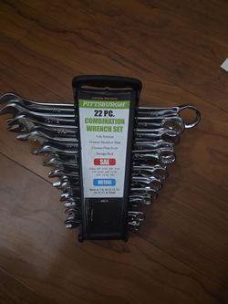 Pittsburgh  22 pc combination  wrench set