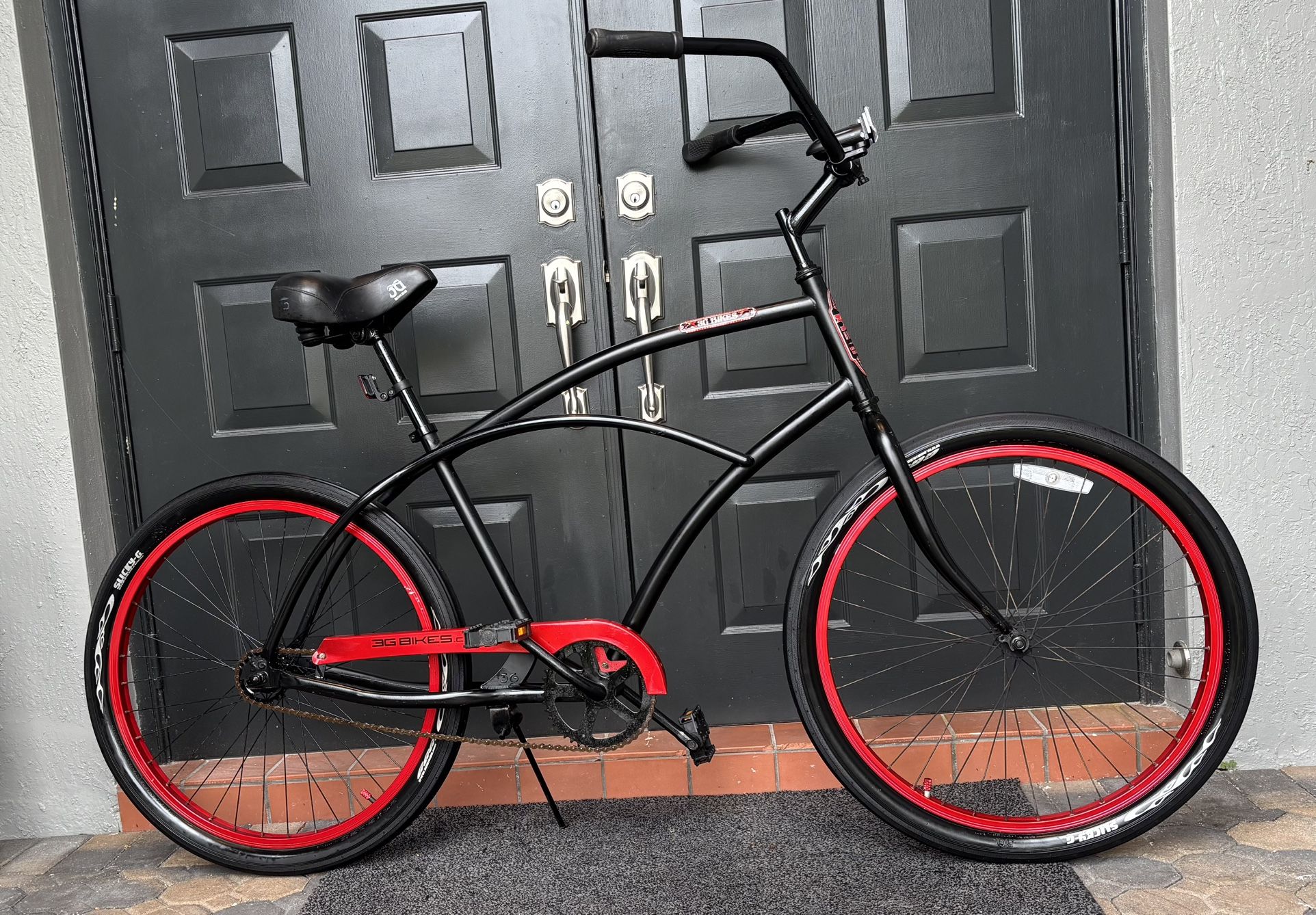 3G Bike Newport Long Beach,California Single Speed Coaster Brake Beach,Cruiser Bike