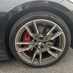 BMW OEM G20 M340i 792M Double Spoke 19" Alloy Wheel Set Cerium Grey