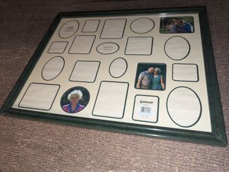 New Vintage Intercraft Photo Collage Frame - 16x20 Green