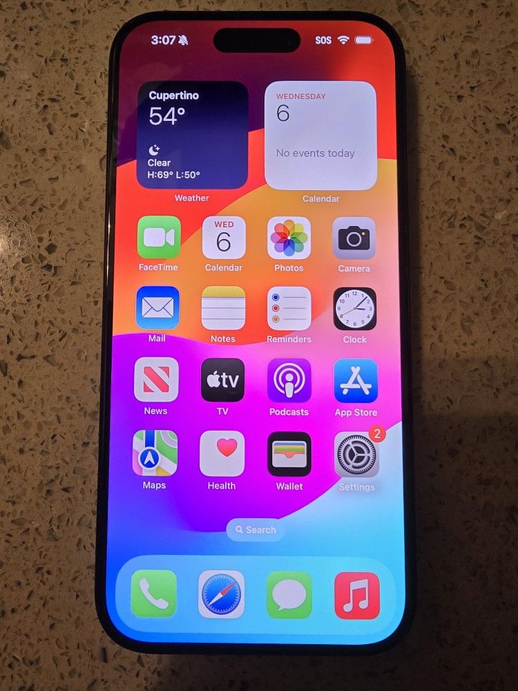 Apple iPhone 15 Pro - Locked To AT&T - 128gb - Blue