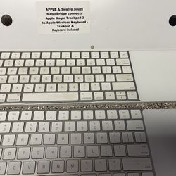Magic Keyboard And Trackpad With Magic Bridge