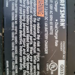 CRAFTSMAN battery charger