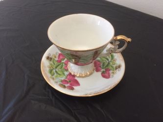 Strawberry motif Cup and saucer