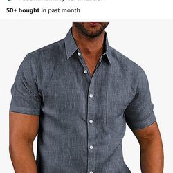 Size Medium Guys Button Up Shirt